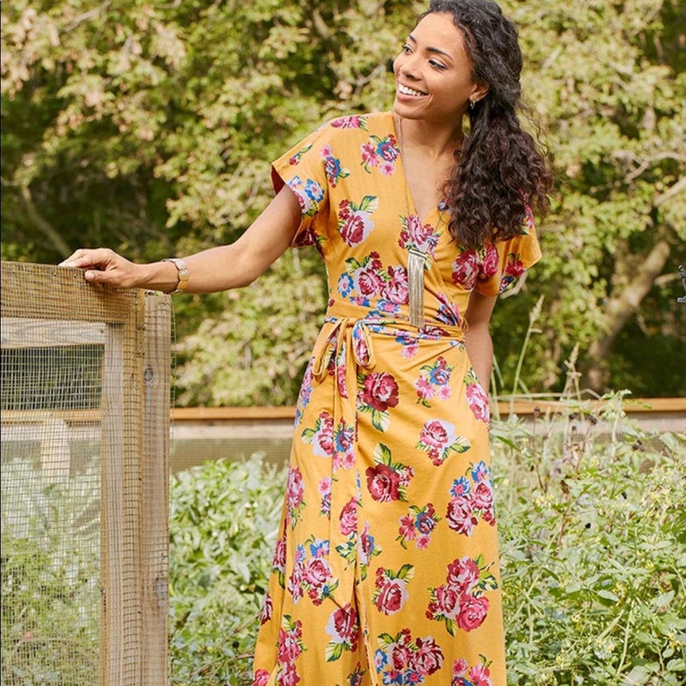 Matilda Jane Alana Maxi Wrap Dress Joann Gaines